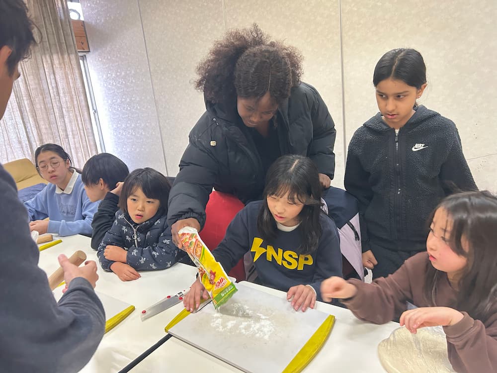 塩尻での英語プログラムの様子