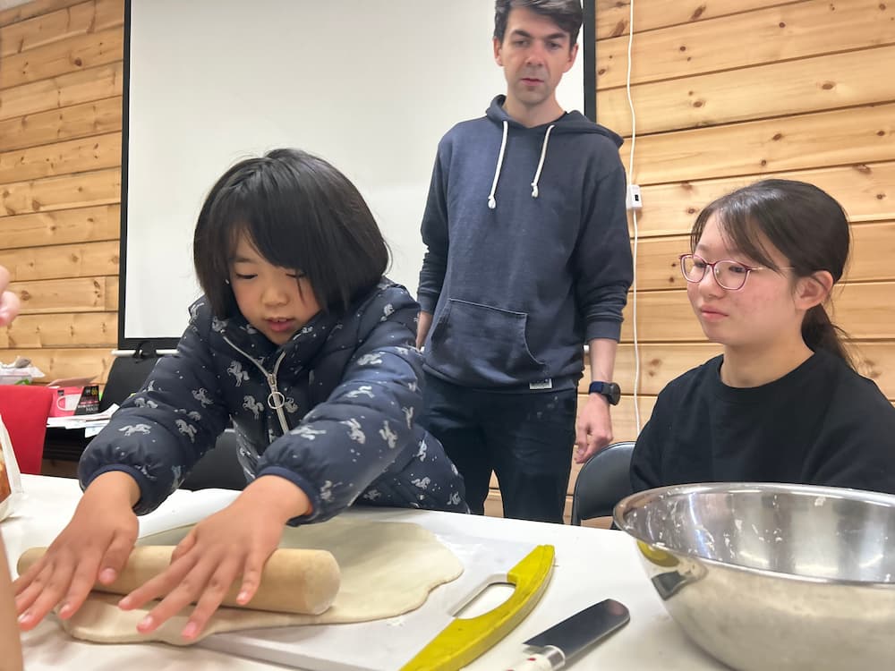 塩尻での英語プログラムの様子